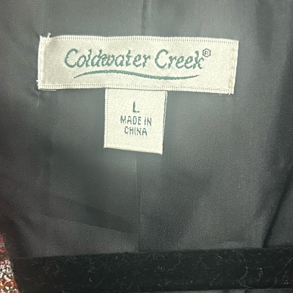 Coldwater Creek Rust Paisley Blazer Vintage Jacket - Picture 3 of 5